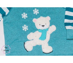 Stickdatei - Schneetiere Eisfuchs